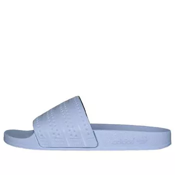 Тапочки adilette slide 'easy blue' Adidas, синий