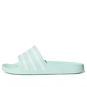 Тапочки adilette slide 'ice mint' Adidas, зеленый