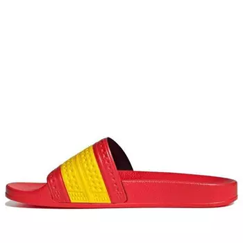Тапочки adilette slides 'spain' Adidas, красный