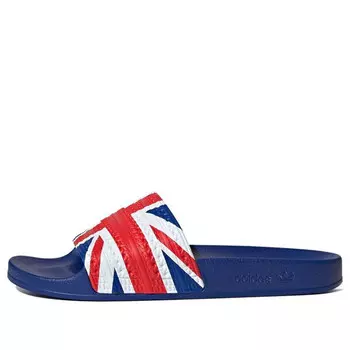 Тапочки adilette slides 'united kingdom' Adidas, синий