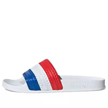 Тапочки adilette slides 'usa' Adidas, белый