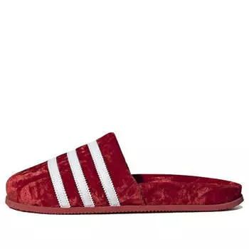 Тапочки adimule slide 'red velvet' Adidas, красный
