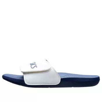 Тапочки adjustable 'white blue' Asics, белый