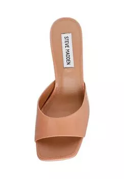 Тапочки Adysin Steve Madden, тёмно-нюдовый лаковый