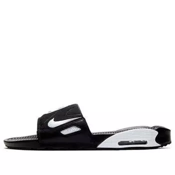 Тапочки air max 90 slide 'black' Nike, черный