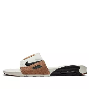 Тапочки air max 90 slide 'cork' Nike, белый