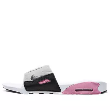 Тапочки air max 90 slide 'rose' Nike, белый