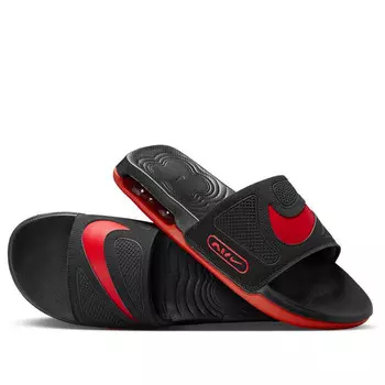 Тапочки air max cirro slide 'black university red' Nike, черный