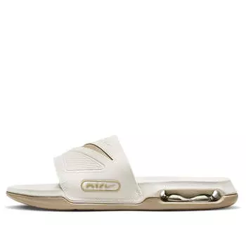 Тапочки air max cirro slide 'light bone limestone' Nike, белый