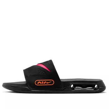 Тапочки air max cirro slides 'black racer pink' Nike, черный
