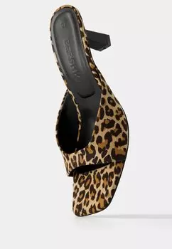 Тапочки Animal Bershka, разноцветные