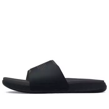 Тапочки ansa elevate slide 'black jet grey' Under Armour, черный