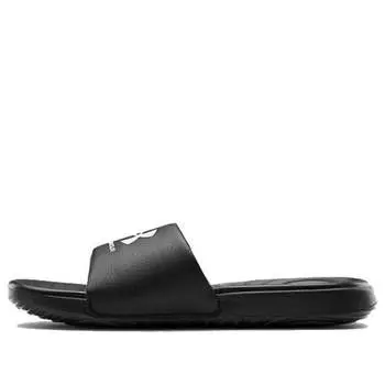 Тапочки ansa fixed slides 'black white' Under Armour, черный