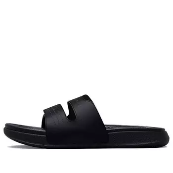 Тапочки ansa studio slide 'black jet grey' Under Armour, черный