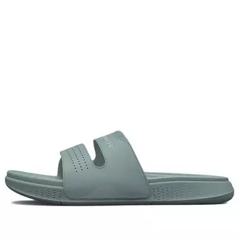 Тапочки ansa studio slide 'opal green' Under Armour, зеленый