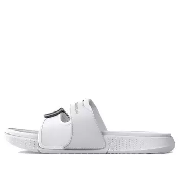Тапочки ansa studio slide 'white halo grey' Under Armour, белый