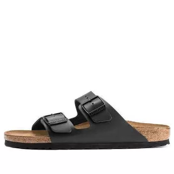 Тапочки arizona birko-flor 'black' Birkenstock, черный