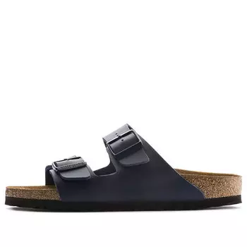 Тапочки arizona birko-flor sandals 'blue' Birkenstock, синий