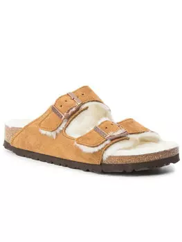 Тапочки Arizona Fur 1001135 Birkenstock, коричневый