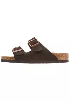 Тапочки Arizona Sfb Vl Narrow Birkenstock, темно коричневый