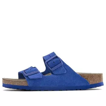 Тапочки arizona sfb vl suede sandals 'ultra blue' Birkenstock, синий