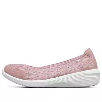 Тапочки arya low-top loafers pink Skechers, розовый