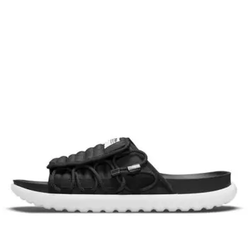Тапочки asuna 2 slide 'black white' Nike, черный