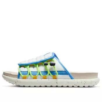 Тапочки asuna 2 slide 'white university blue' Nike, белый