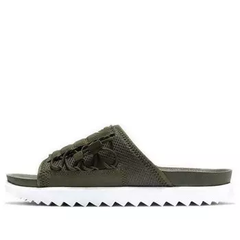 Тапочки asuna 'cargo khaki lt cream med olive' Nike, хаки