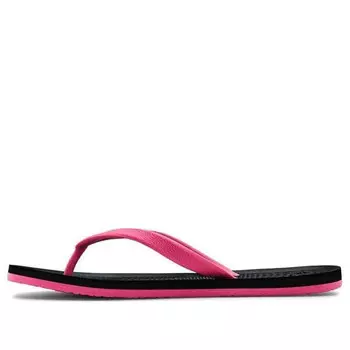 Тапочки atlantic dun sandal 'black pink surge' Under Armour, черный