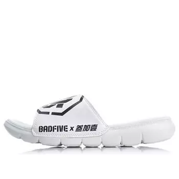 Тапочки bad five sandals black/white Li-Ning, черный
