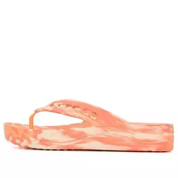 Тапочки baya platform thongs 'orange' Crocs, оранжевый