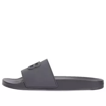 Тапочки bb pool slides 'grey' Balenciaga, серый