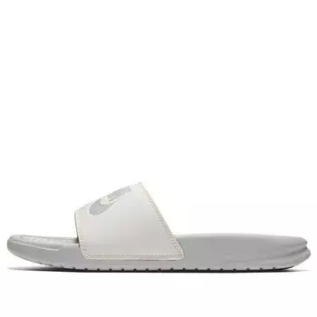 Тапочки benassi jdi 'light bone' Nike, белый