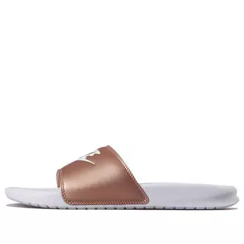 Тапочки benassi jdi 'metallic red bronze' Nike, белый