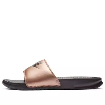 Тапочки benassi jdi slide 'metallic red bronze' Nike, красный