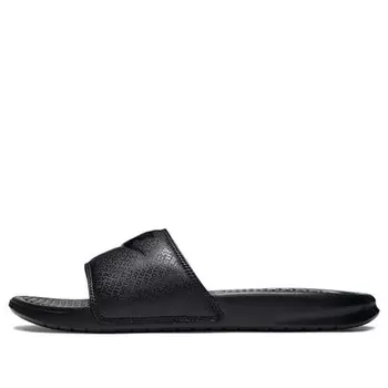 Тапочки benassi jdi slide 'triple black' Nike, черный