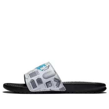 Тапочки benassi jdi slide 'worldwide pack' Nike, черный