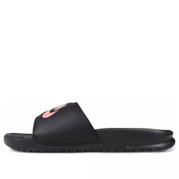 Тапочки benassi jdi slides 'black' Nike, черный