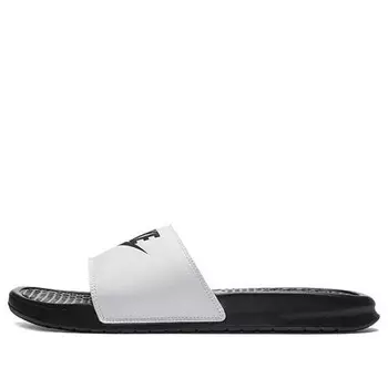 Тапочки benassi 'just do it - mismatch' Nike, черный