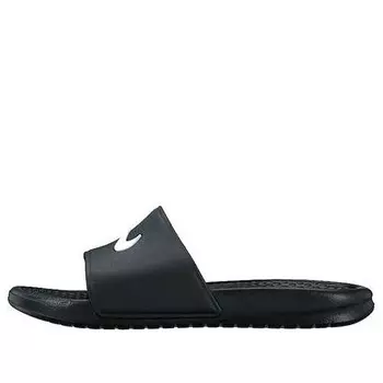 Тапочки benassi shower slide (w) black white slippers 'black white' Nike, черный