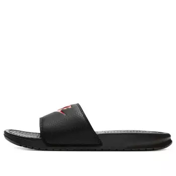 Тапочки benassi slide 'just do it' Nike, черный