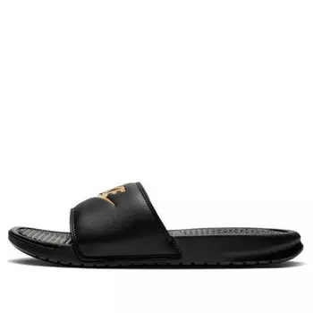 Тапочки benassi slides 'just do it' Nike, черный