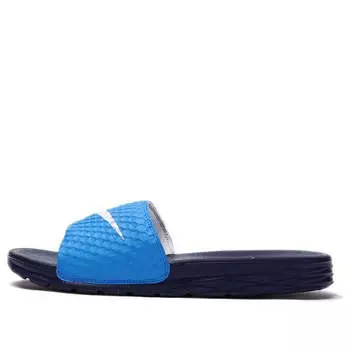 Тапочки benassi solarsoft 'photo blue' Nike, синий