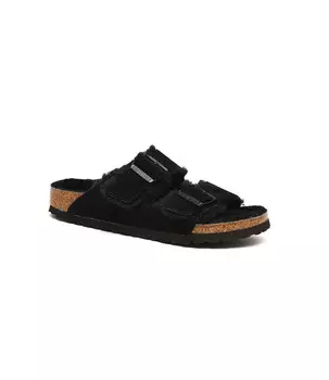 Тапочки Birkenstock Arizona FUR, черный