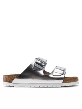 Тапочки Birkenstock, серебряный