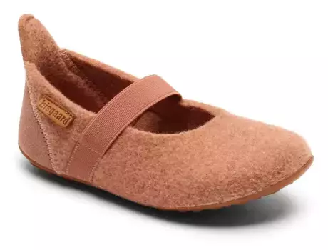 Тапочки Bisgaard "bisgaard балетная шерсть", балетки, слипоны на практичной резинке, цвет Ros
