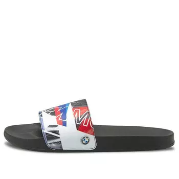 Тапочки bmw motorsport x leadcat slide 'graphic - black' Puma, черный