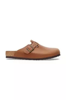 Тапочки Boston из нубука Birkenstock, коричневый