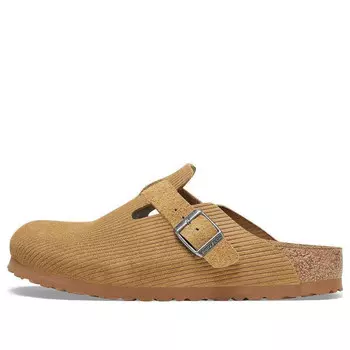 Тапочки boston suede embossed 'butterscotch brown' Birkenstock, коричневый